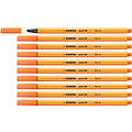 Stabilo Fineliner STABILO point 88/30 fijn bleek vermiljoen