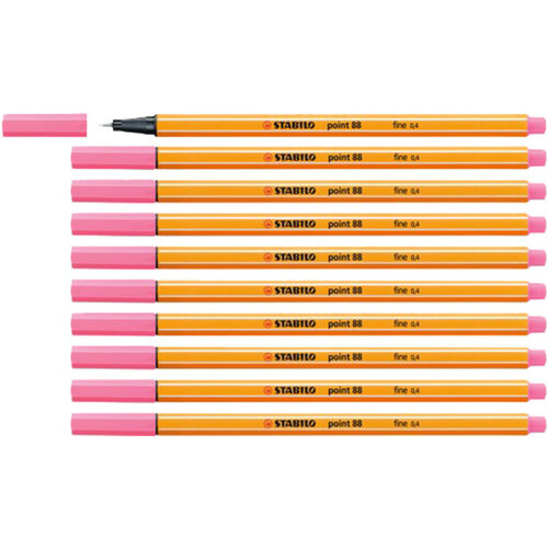 Stabilo Fineliner STABILO point 88/29 Fin rose