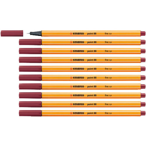 Stabilo Fineliner STABILO point 88/19 fijn heidepaars