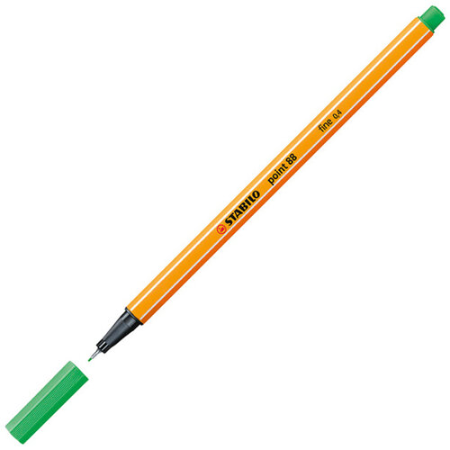 Stabilo Fineliner STABILO point 88/16 fijn licht smaragdgroen