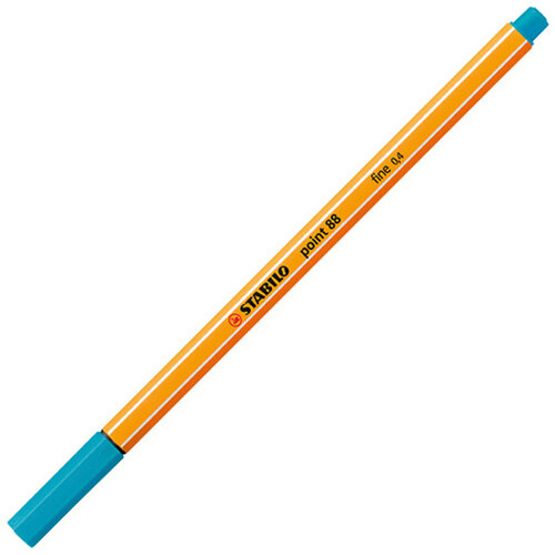 Stabilo Fineliner STABILO point 88/31 fijn lichtblauw