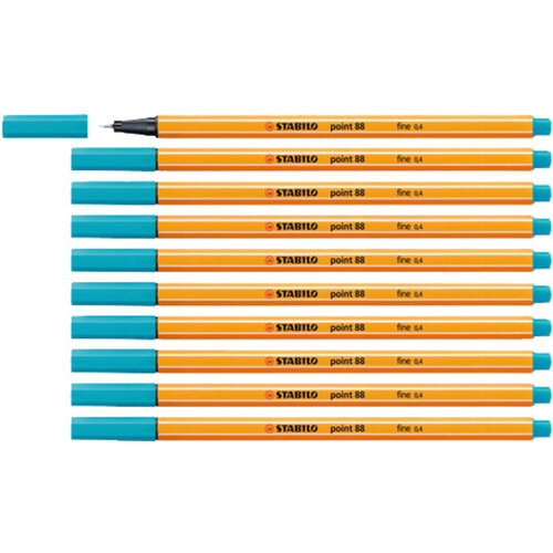 Stabilo Fineliner STABILO point 88/31 fijn lichtblauw