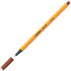 Fineliner STABILO point 88/38 fijn krijtrood