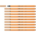 Stabilo Fineliner STABILO point 88/86 Fin orange clair