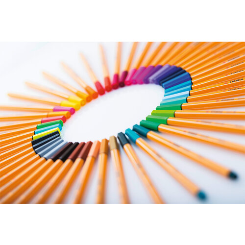 Stabilo Fineliner STABILO point 88/25 Fin orange pastel