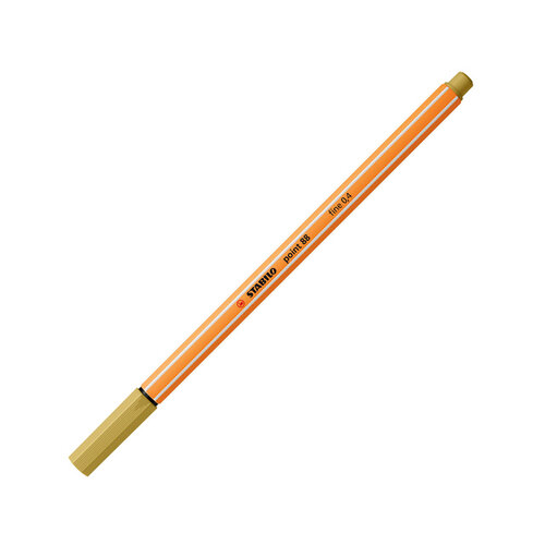Stabilo Fineliner STABILO point 88/66 fijn khaki