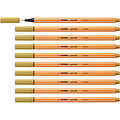 Stabilo Fineliner STABILO point 88/66 fijn khaki