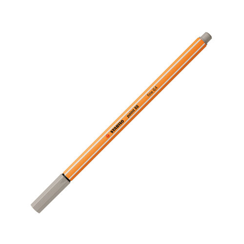 Stabilo Fineliner STABILO point 88/93 Fin gris perle