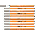 Stabilo Fineliner STABILO point 88/93 Fin gris perle