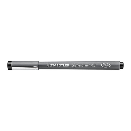 Staedtler Fineliner Staedtler Pigment 308 zwart 0.3mm