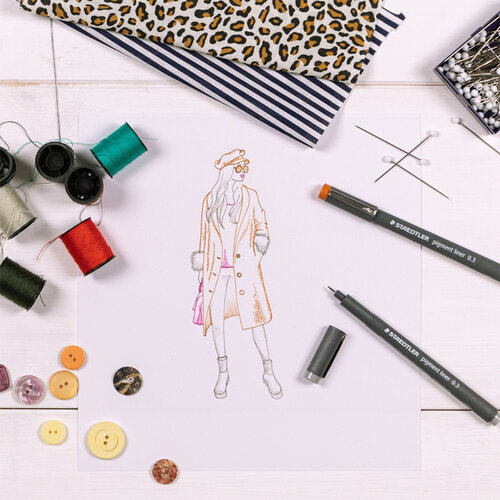 Staedtler Fineliner Staedtler Pigment 308 0,3mm noir