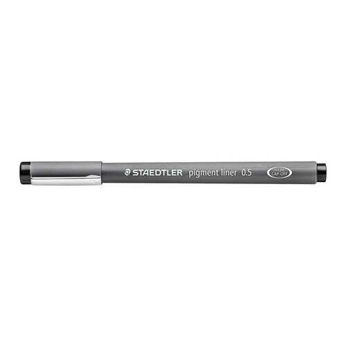Staedtler Fineliner Staedtler Pigment 308 zwart 0.5mm