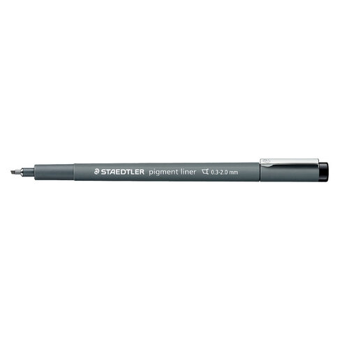 Staedtler Fineliner Staedtler Pigment 308 zwart 0.3-2.0mm