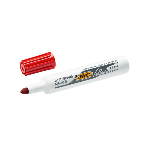 Bic Whiteboardmarker Bic Velleda 1711 rond large rood