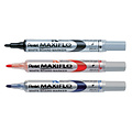 Pentel Marqueur tableau blanc Pentel Maxiflo MWL5S ogive 1mm noir