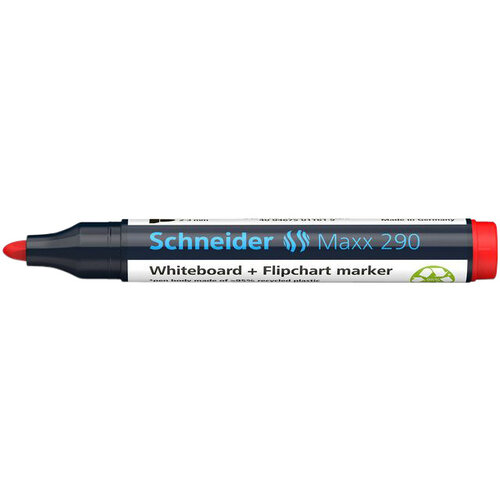 Schneider Whiteboardmarker Schneider Maxx 290 rond 2-3mm assorti doos à 3+1 gratis