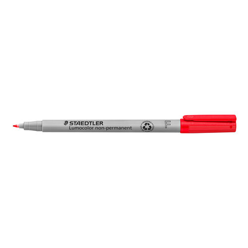 Staedtler Viltstift Staedtler Lumocolor 316 non permanent F rood