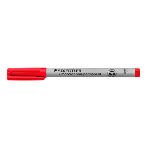 Staedtler Viltstift Staedtler Lumocolor 316 non permanent F rood