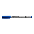 Staedtler Viltstift Staedtler Lumocolor 316 non permanent F blauw