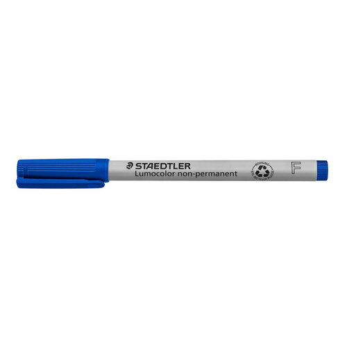 Staedtler Viltstift Staedtler Lumocolor 316 non permanent F blauw