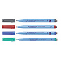 Staedtler Viltstift Staedtler Lumocolor 305 non permanent correctable F blauw