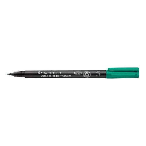 Staedtler Feutre Staedtler Lumocolor 313 permanent S vert