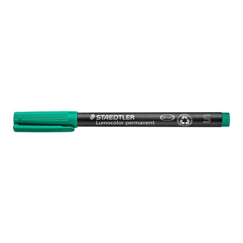 Staedtler Feutre Staedtler Lumocolor 313 permanent S vert