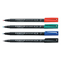 Staedtler Viltstift Staedtler Lumocolor 318 permanent F rood