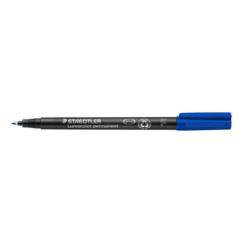 Staedtler Feutre Staedtler Lumocolor 318 permanent Fin bleu