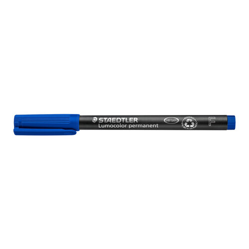 Staedtler Feutre Staedtler Lumocolor 318 permanent Fin bleu