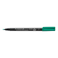 Staedtler Viltstift Staedtler Lumocolor 318 permanent F groen