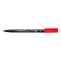 Staedtler Viltstift Staedtler Lumocolor 317 permanent M rood