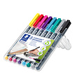 Staedtler Feutre Lumocolor 317 permanent M set 8 couleurs
