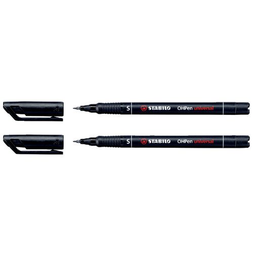 Stabilo Feutre rétroprojecteur STABILO OHpen permanent 841/46 ogive 0.4mm noir