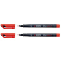 Stabilo Feutre rétroprojecteur STABILO OHpen permanent 841/40 ogive Super Fin rouge