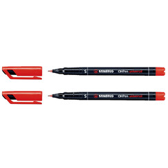Feutre rétroprojecteur STABILO OHpen permanent 841/40 ogive Super Fin rouge
