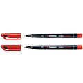 Stabilo Feutre rétroprojecteur STABILO 842/40 ogive 0.7mm rouge