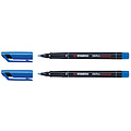 Stabilo Viltstift STABILO OHpen 842/41 permanent rond fijn blauw