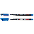 Stabilo Viltstift STABILO OHpen 843/41 permanent rond medium blauw
