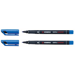 Feutre rétroprojecteur STABILO 843/41 ogive 1mm bleu