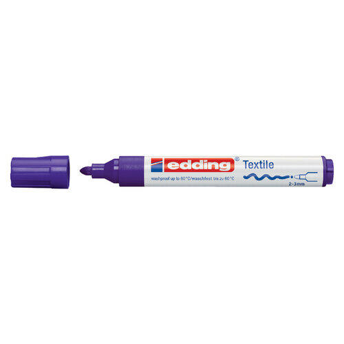 edding Marqueur Textile edding 4500 Pointe ogive 2-3mm violet