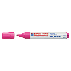 Textielmarker edding 4500 rond 2-3mm roze