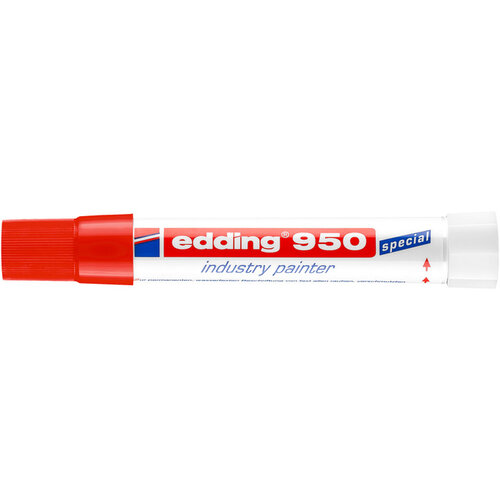edding Viltstift edding 950 pastamarker industry rond 10mm rood