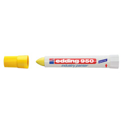 Marqueur Craie Liquide edding 950 Pointe ogive 10mm jaune
