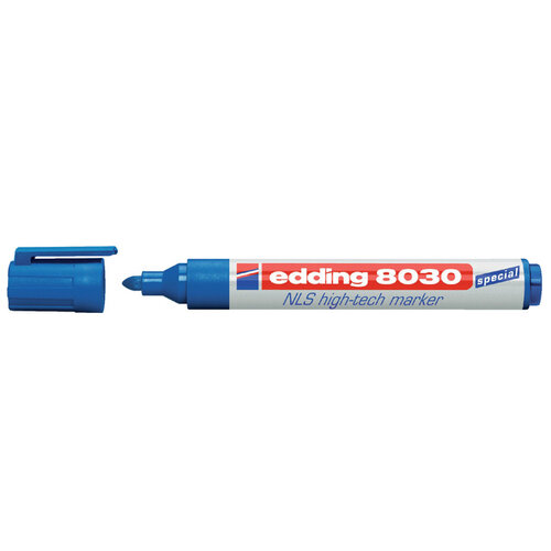 edding Marqueur edding 8030 NLS High-Tech ogive 1,5-3mm bleu