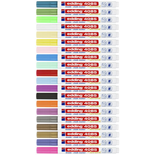 edding Krijtstift edding 4085 by Securit rond 1-2mm metallic groen