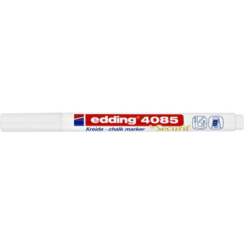 edding Feutre craie edding by Securit 4085 ogive 1-2mm blanc