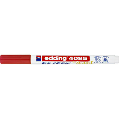 edding Feutre craie edding by Securit 4085 ogive 1-2mm rouge