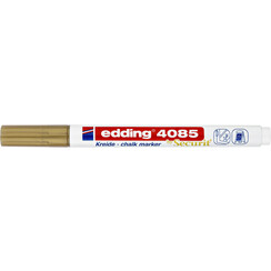 Krijtstift edding 4085 by Securit rond 1-2mm goud