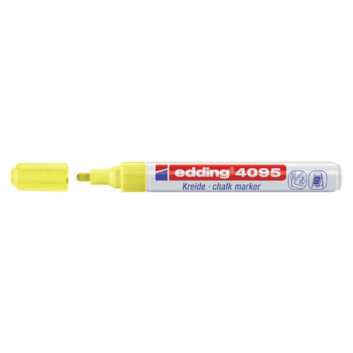 edding Krijtstift edding 4095 rond 2-3mm neon geel